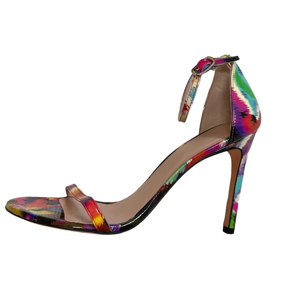 Stuart Weitzman Bright Candy Watercolor Strap Heel